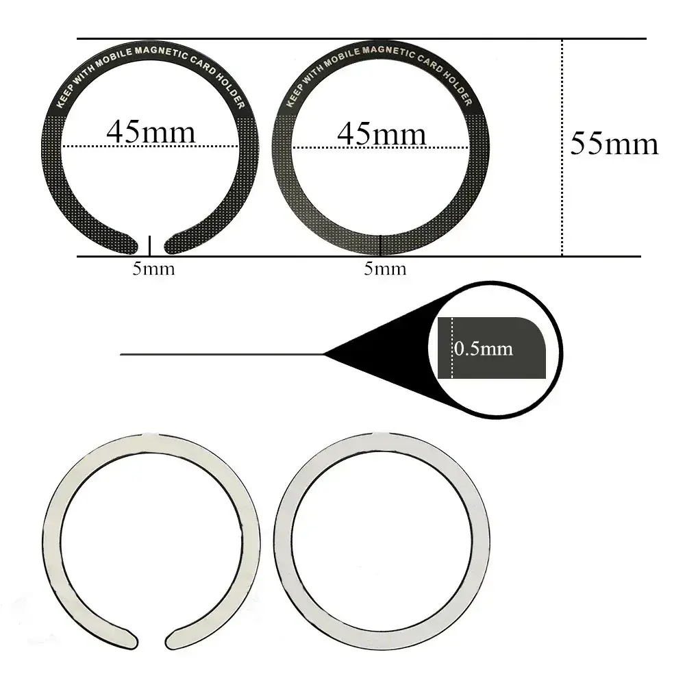 Wireless Charging Magnetic Ring White Ultra-Thin - Image 38