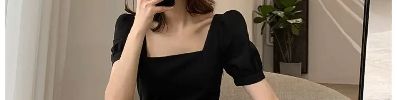 White Waist-Slimming Square Neck Dress for Plus Size Women — feature 79