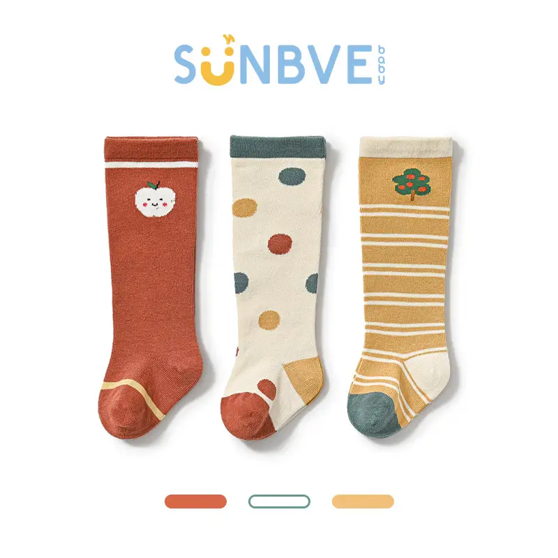 Newborn Baby Socks Spring Autumn Winter Cotton Leggings - Image 4