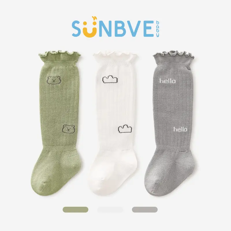 Newborn Baby Socks Spring Autumn Winter Cotton Leggings - Image 5