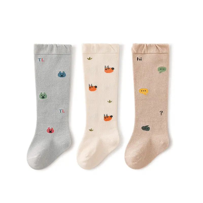 Newborn Baby Socks Spring Autumn Winter Cotton Leggings - Image 6