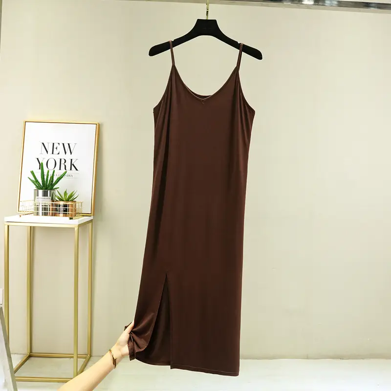 Women's Long Sleeve V-Neck Black Skirt Dress - Image 5