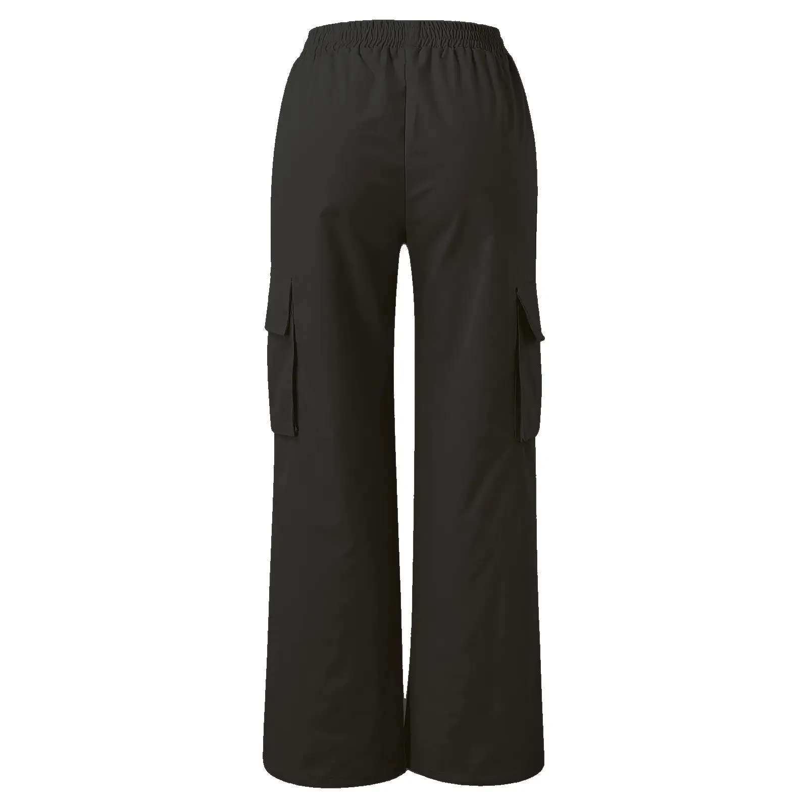 High Waist Wide Leg Pants for Women Beige Cargo Style — feature 6