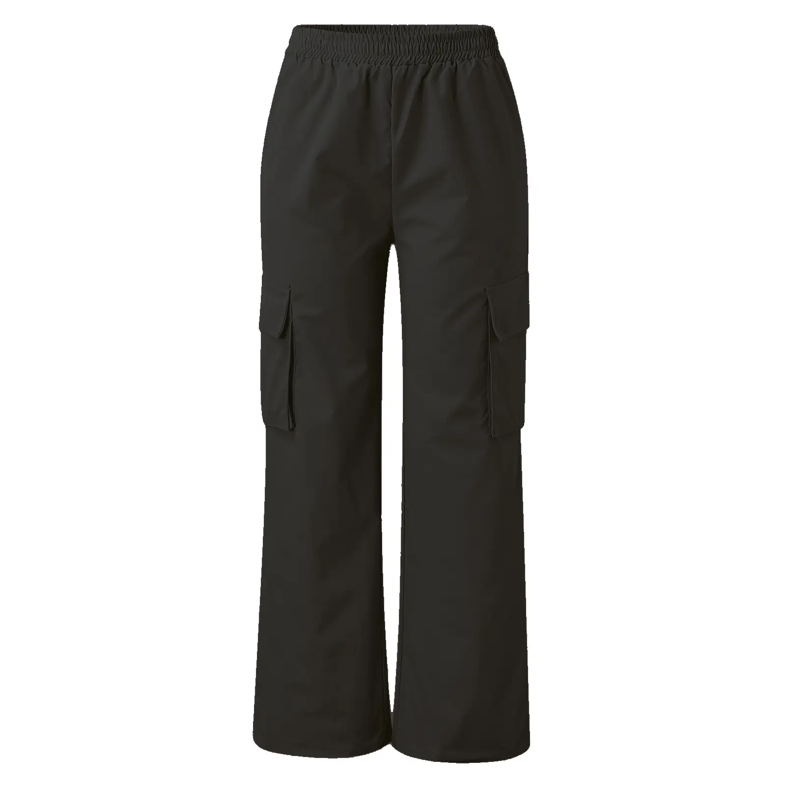 High Waist Wide Leg Pants for Women Beige Cargo Style — feature 7