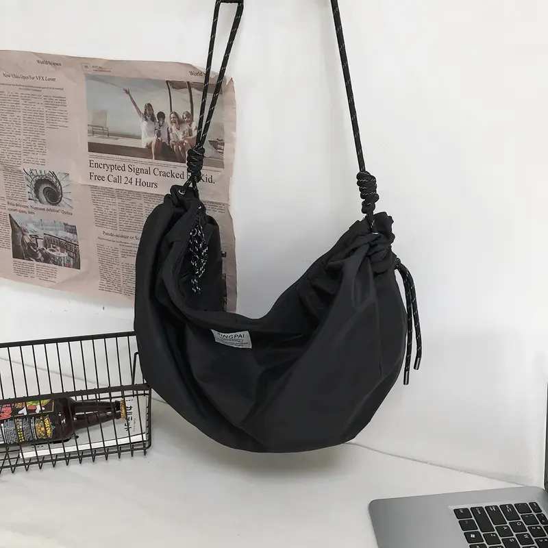 Men's Nylon Sports Bag Large Capacity Crossbody Yoga Backpack - Image 2