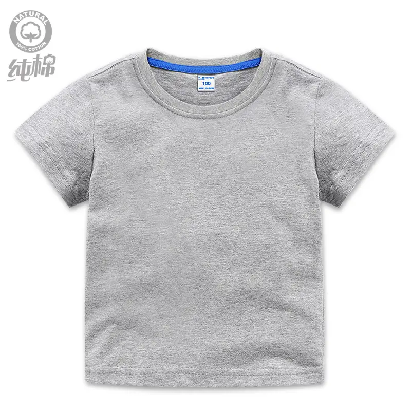 Men Cotton Blue T-Shirt Short Sleeve Summer Wear