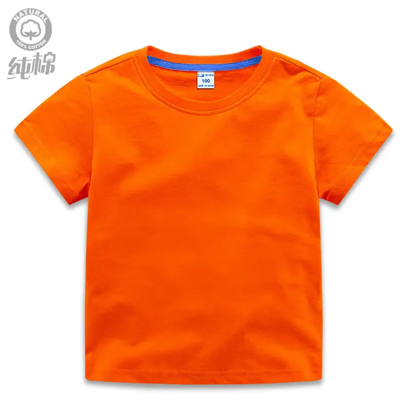 Men Cotton Blue T-Shirt Short Sleeve Summer Wear