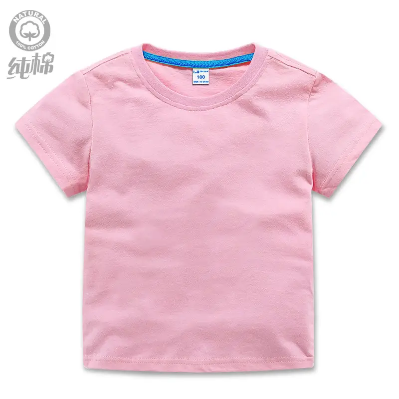 Men Cotton Blue T-Shirt Short Sleeve Summer Wear