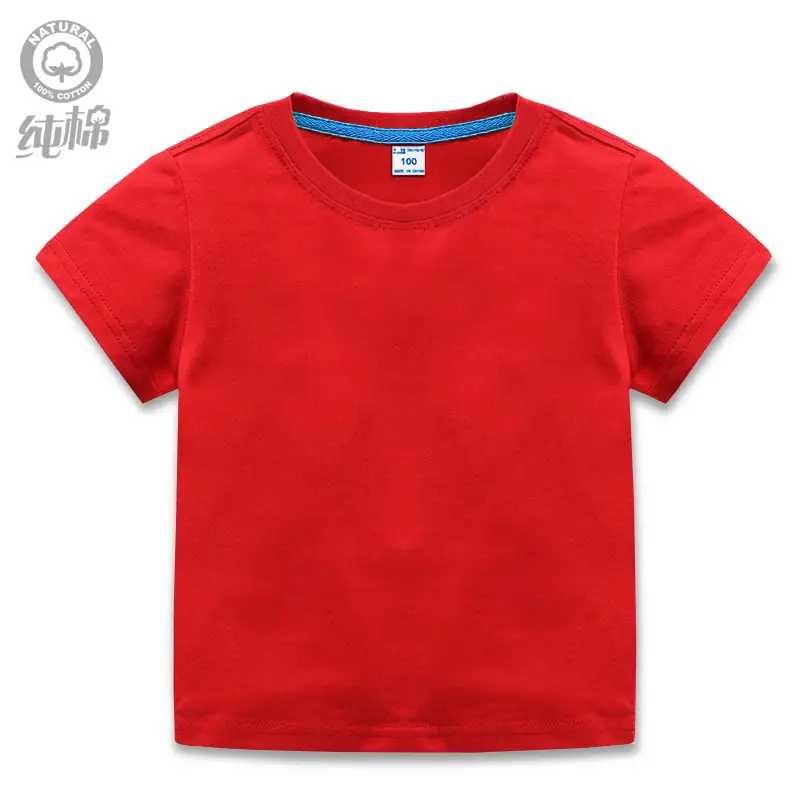 Men Cotton Blue T-Shirt Short Sleeve Summer Wear
