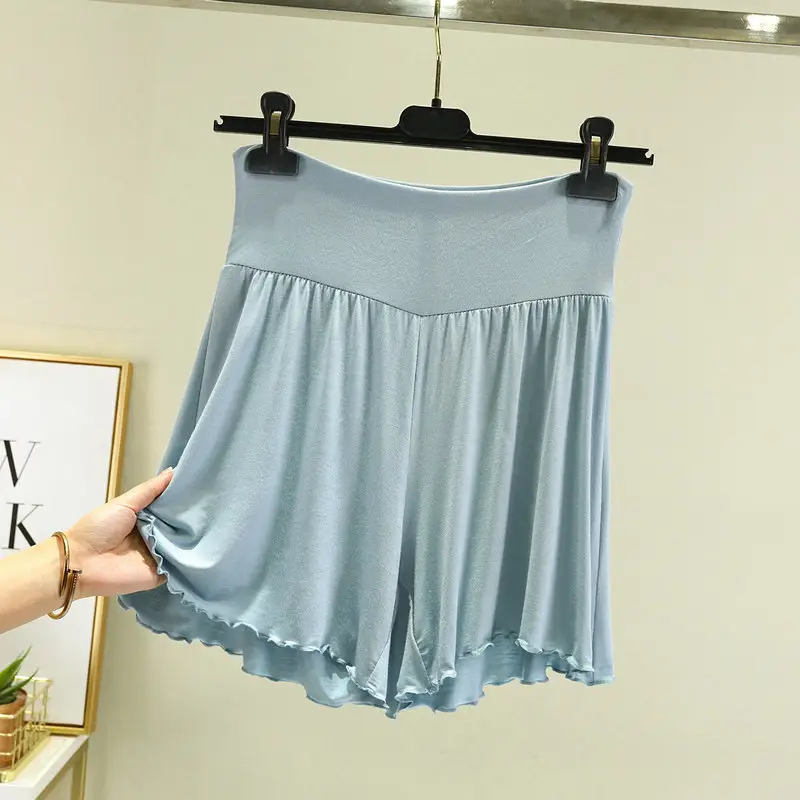 White High Waist Belly Tucking Shorts Modal Summer Wear - Image 7