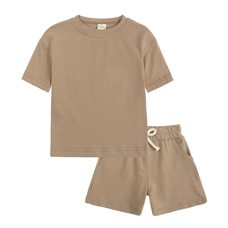 Pink 2-Piece Kids Shorts Set for Small Medium - Image 6