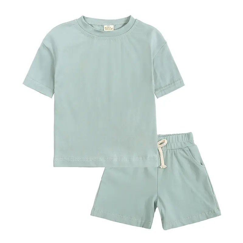Pink 2-Piece Kids Shorts Set for Small Medium - Image 5