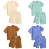 Pink 2-Piece Kids Shorts Set for Small Medium — feature 17