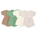 Pink 2-Piece Kids Shorts Set for Small Medium — feature 19