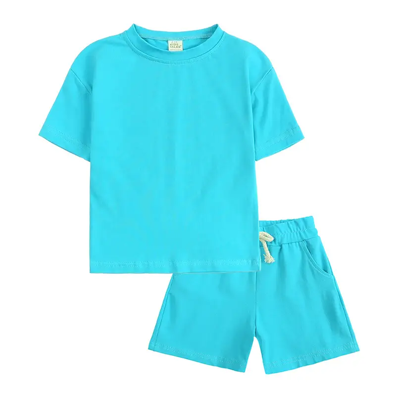 Pink 2-Piece Kids Shorts Set for Small Medium - Image 11