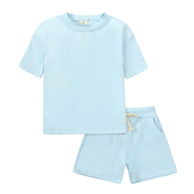 Pink 2-Piece Kids Shorts Set for Small Medium - Image 12