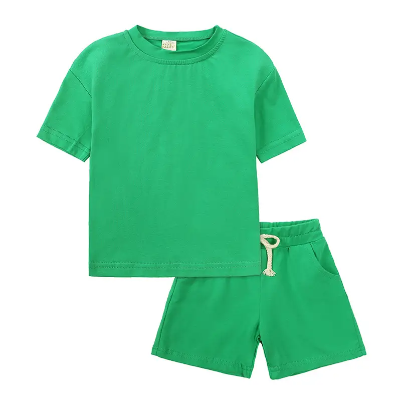 Pink 2-Piece Kids Shorts Set for Small Medium - Image 14