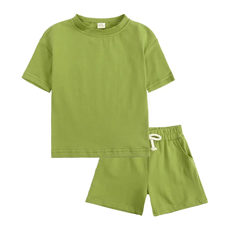 Pink 2-Piece Kids Shorts Set for Small Medium - Image 7