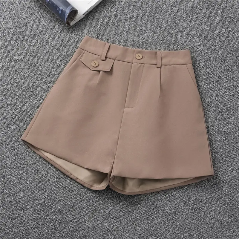 Women's High-Waisted Shorts Cream 2026