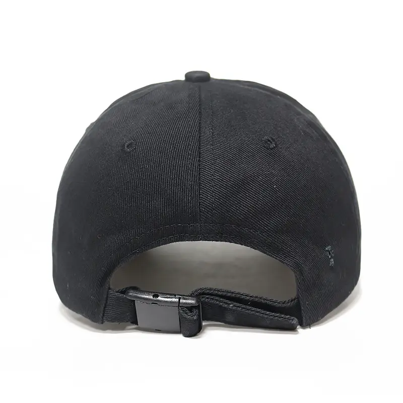 Black Letter Embroidered Baseball Cap for Adults - Image 4