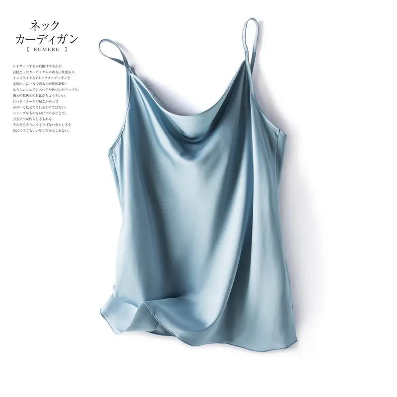 2023 V-Neck Satin Women's Sweater White - Image 9