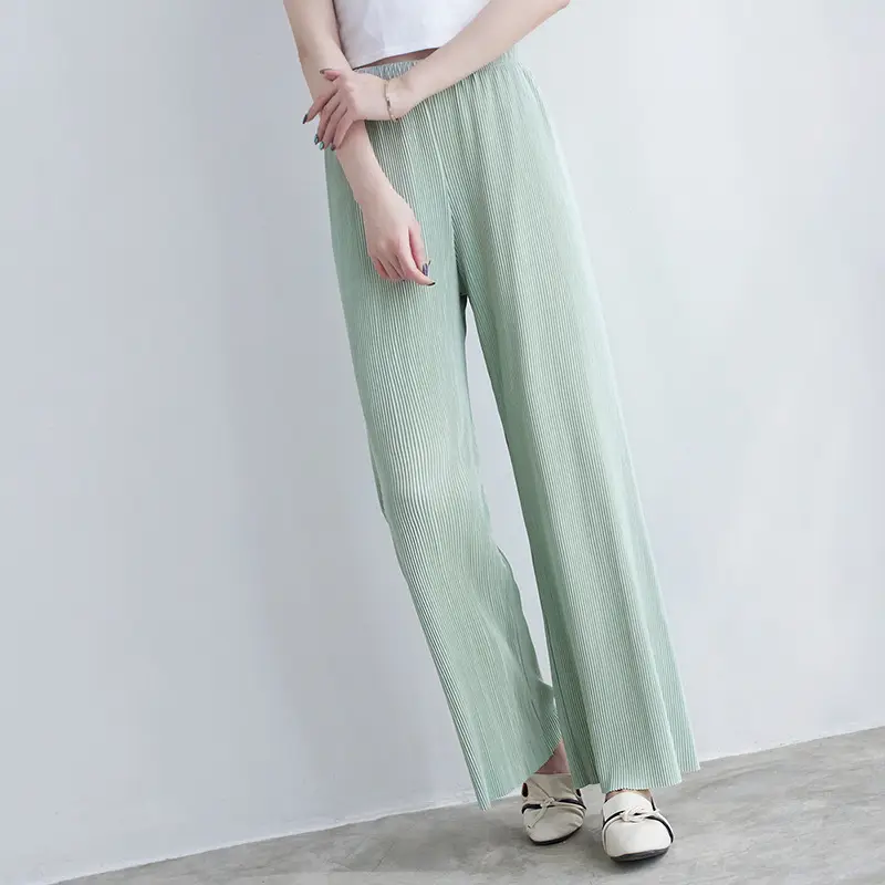 Purple Loose Women's Wide Leg Pants Casual Korean Style - Image 7