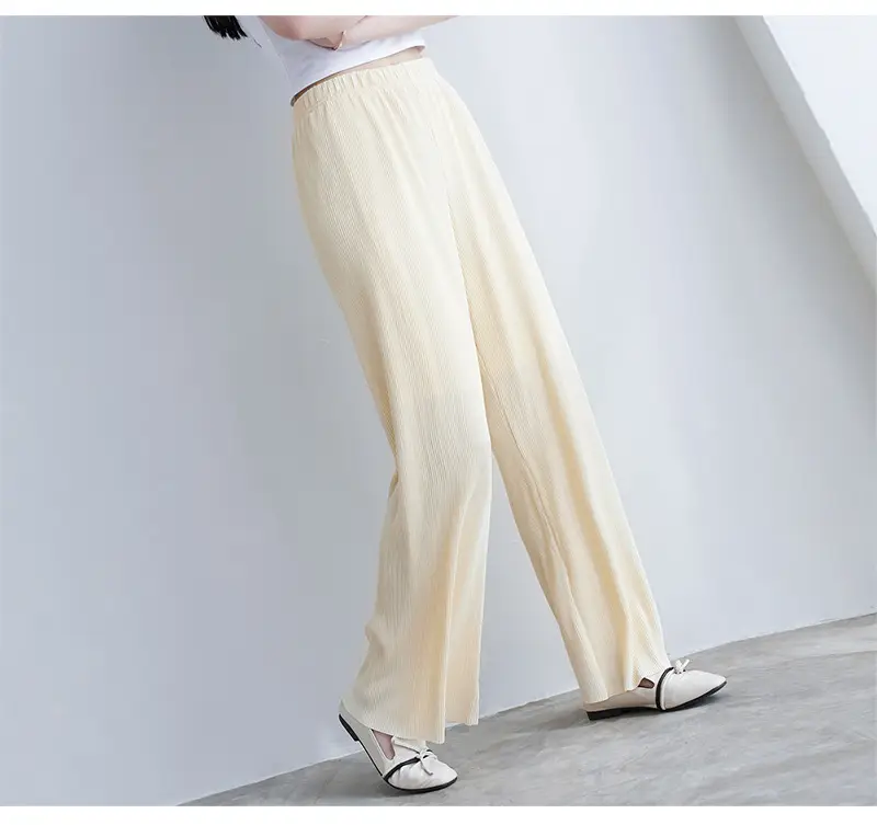 Purple Loose Women's Wide Leg Pants Casual Korean Style — feature 11