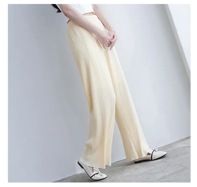 Purple Loose Women's Wide Leg Pants Casual Korean Style — feature 12