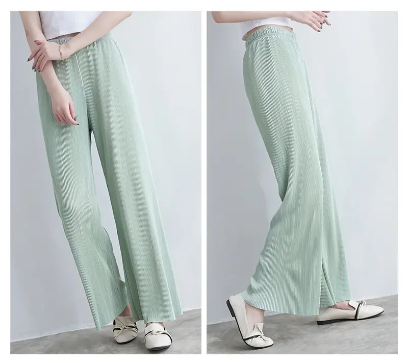 Purple Loose Women's Wide Leg Pants Casual Korean Style — feature 17