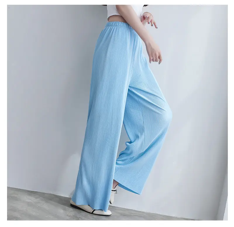 Purple Loose Women's Wide Leg Pants Casual Korean Style — feature 20