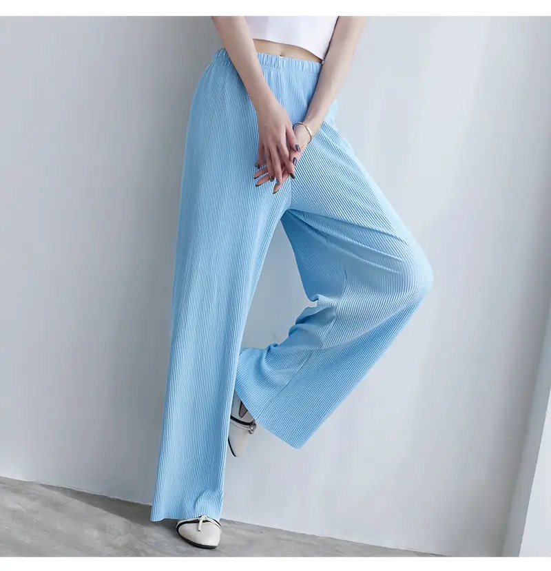 Purple Loose Women's Wide Leg Pants Casual Korean Style — feature 22
