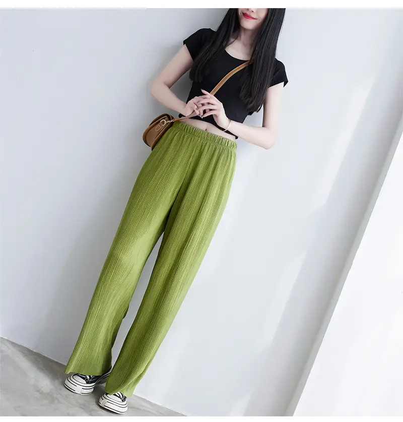 Purple Loose Women's Wide Leg Pants Casual Korean Style — feature 24