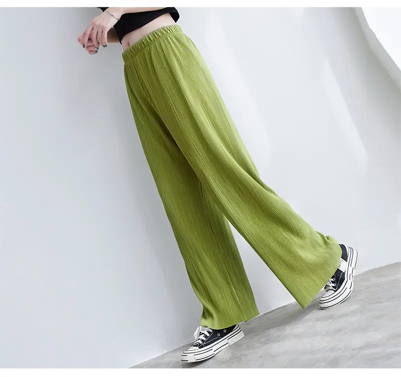 Purple Loose Women's Wide Leg Pants Casual Korean Style — feature 25
