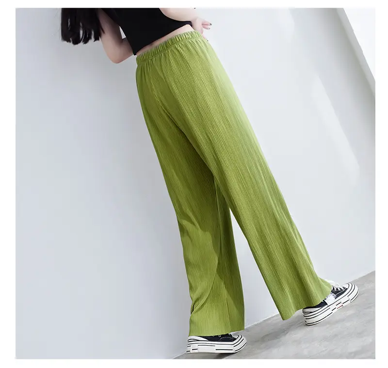 Purple Loose Women's Wide Leg Pants Casual Korean Style — feature 28