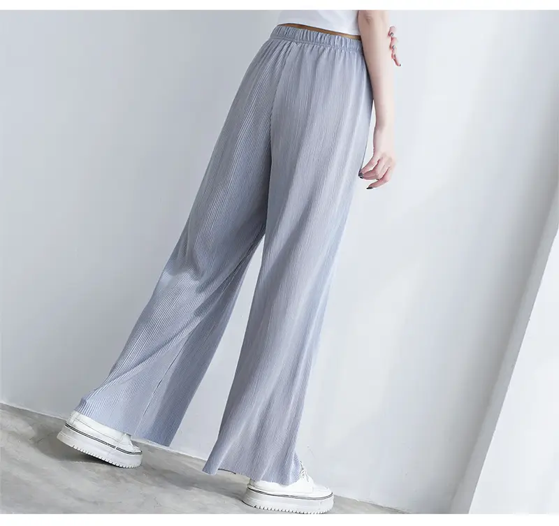 Purple Loose Women's Wide Leg Pants Casual Korean Style — feature 41