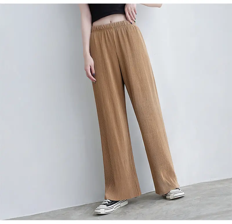 Purple Loose Women's Wide Leg Pants Casual Korean Style — feature 48