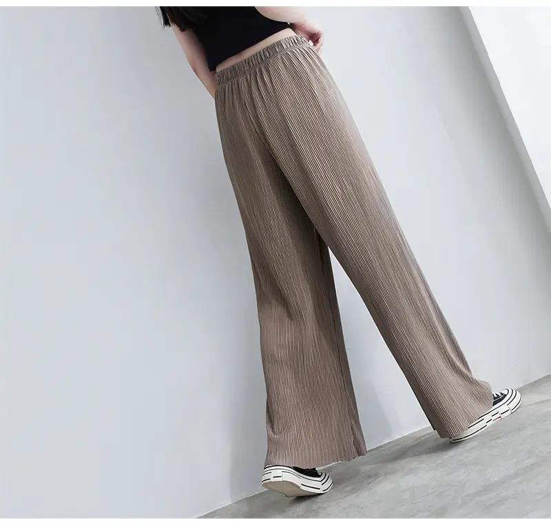 Purple Loose Women's Wide Leg Pants Casual Korean Style — feature 56