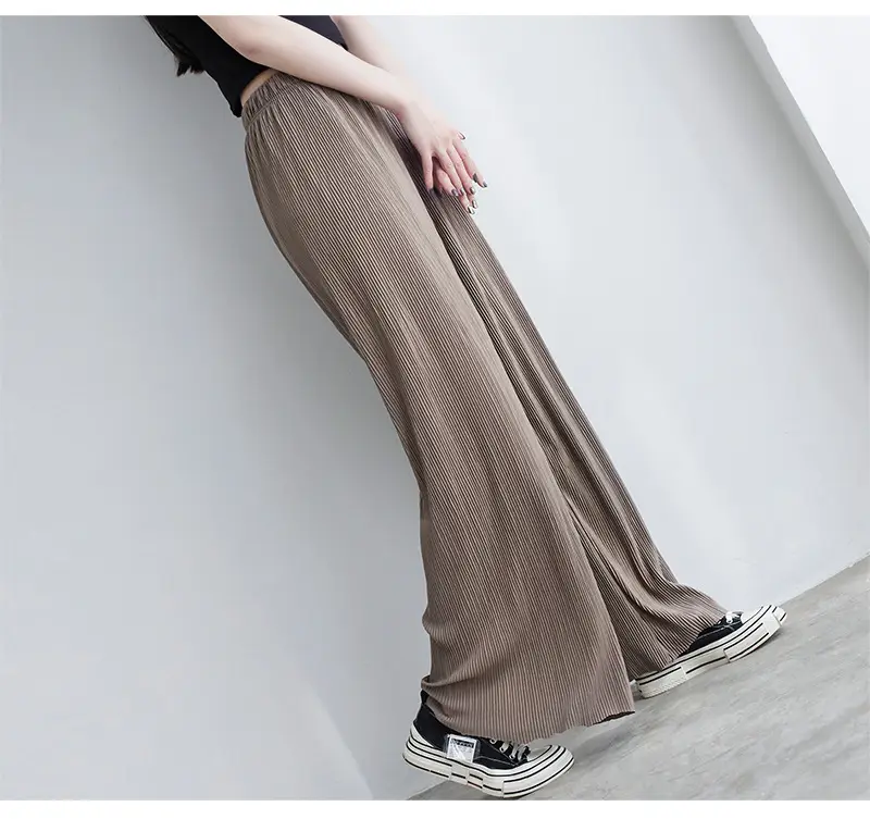 Purple Loose Women's Wide Leg Pants Casual Korean Style — feature 58