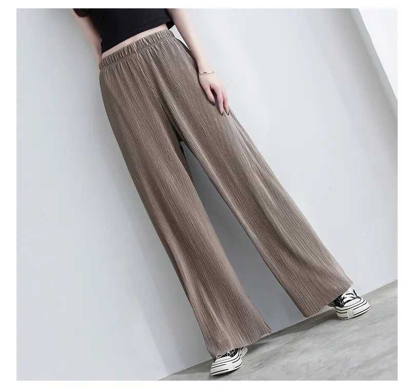 Purple Loose Women's Wide Leg Pants Casual Korean Style — feature 59