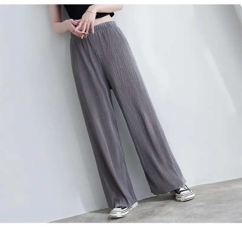 Purple Loose Women's Wide Leg Pants Casual Korean Style — feature 62