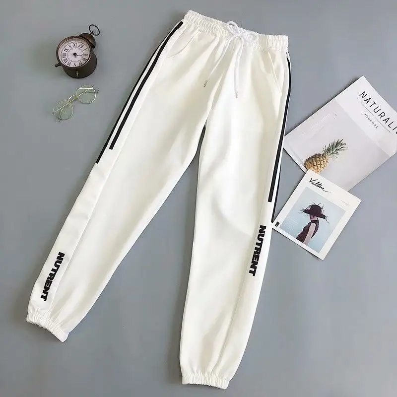 Women Black Hip Hop Leg Harem Pants Slim Fit - Image 6