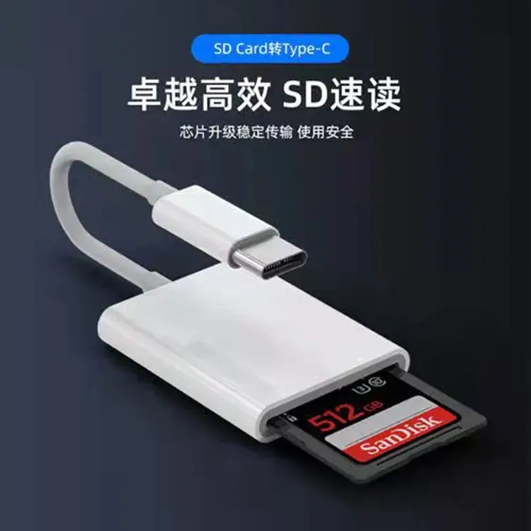 Type-C to SD OTG Card Reader for Mobile Phones - Image 4
