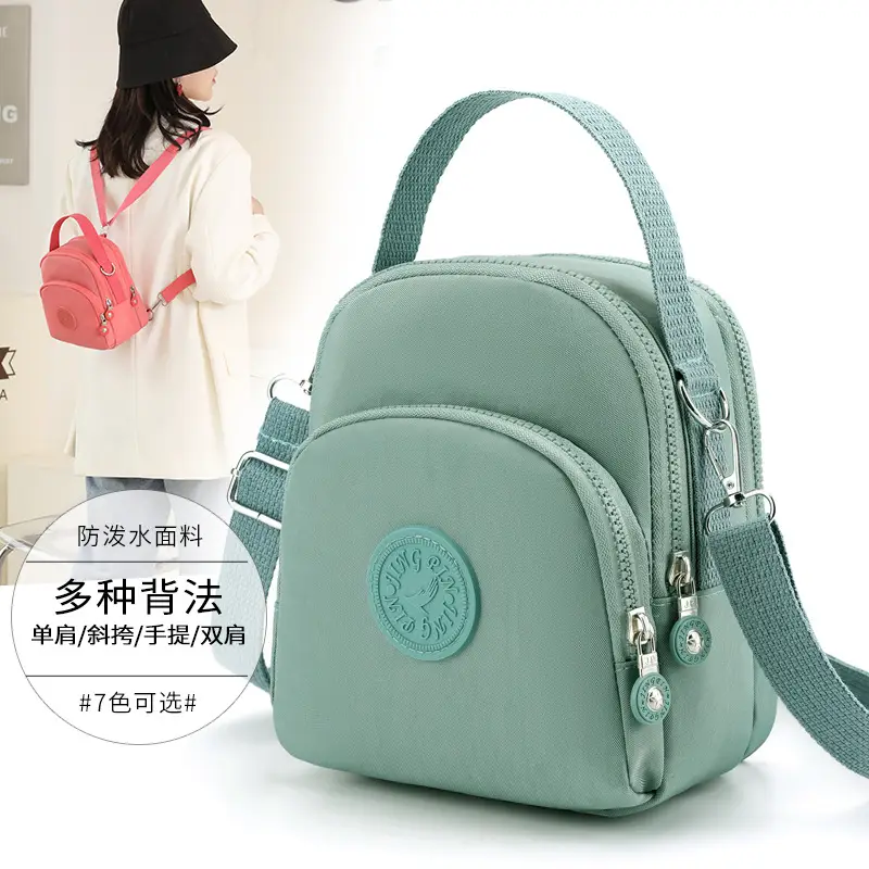 Women's Black Crossbody Shoulder Bag with Adjustable Strap - Image 8