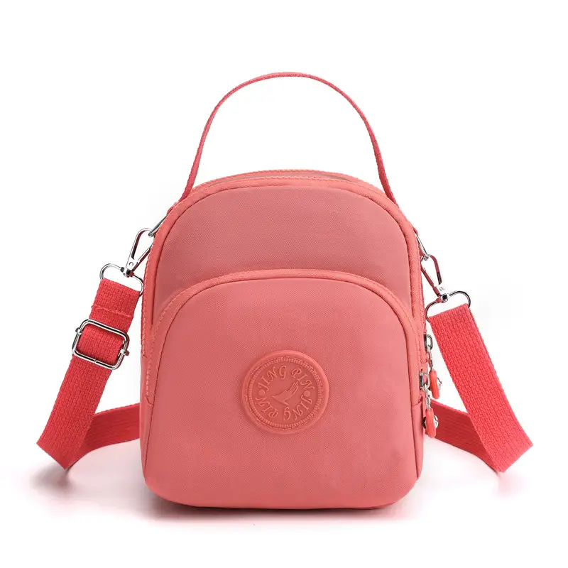 Women's Black Crossbody Shoulder Bag with Adjustable Strap - Image 4