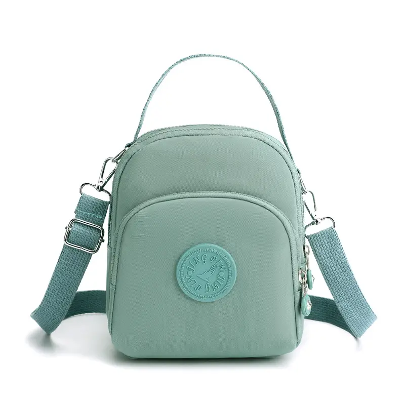 Women's Black Crossbody Shoulder Bag with Adjustable Strap - Image 5