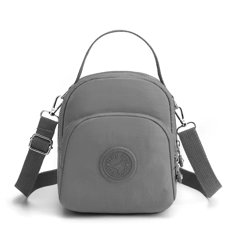 Women's Black Crossbody Shoulder Bag with Adjustable Strap - Image 7