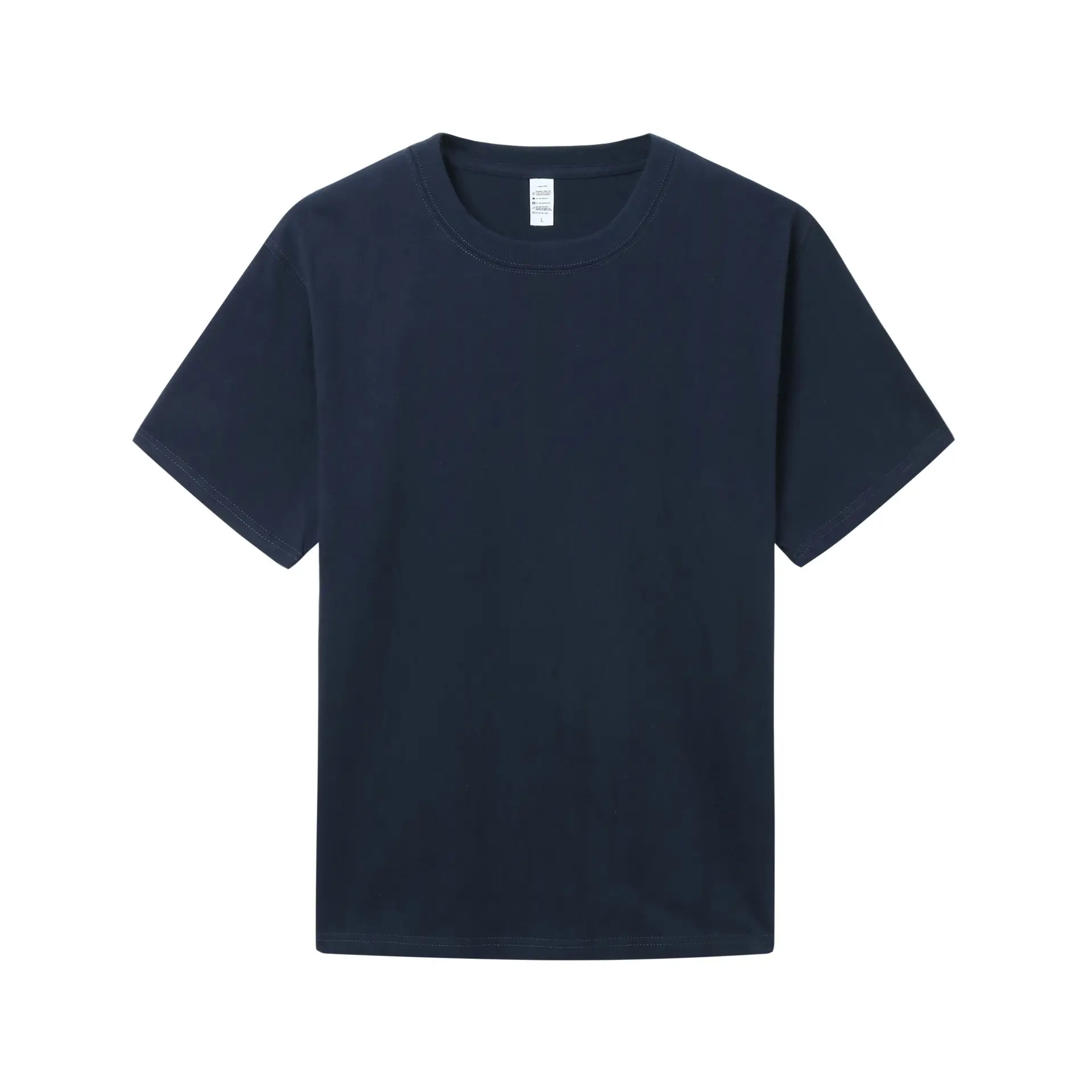 270g Cotton T-Shirt Men Women Spring Summer Loose White Base - Image 11