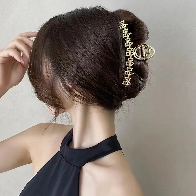 Elegant Pearl Clip Hairpin with Metal Clamp - Image 100