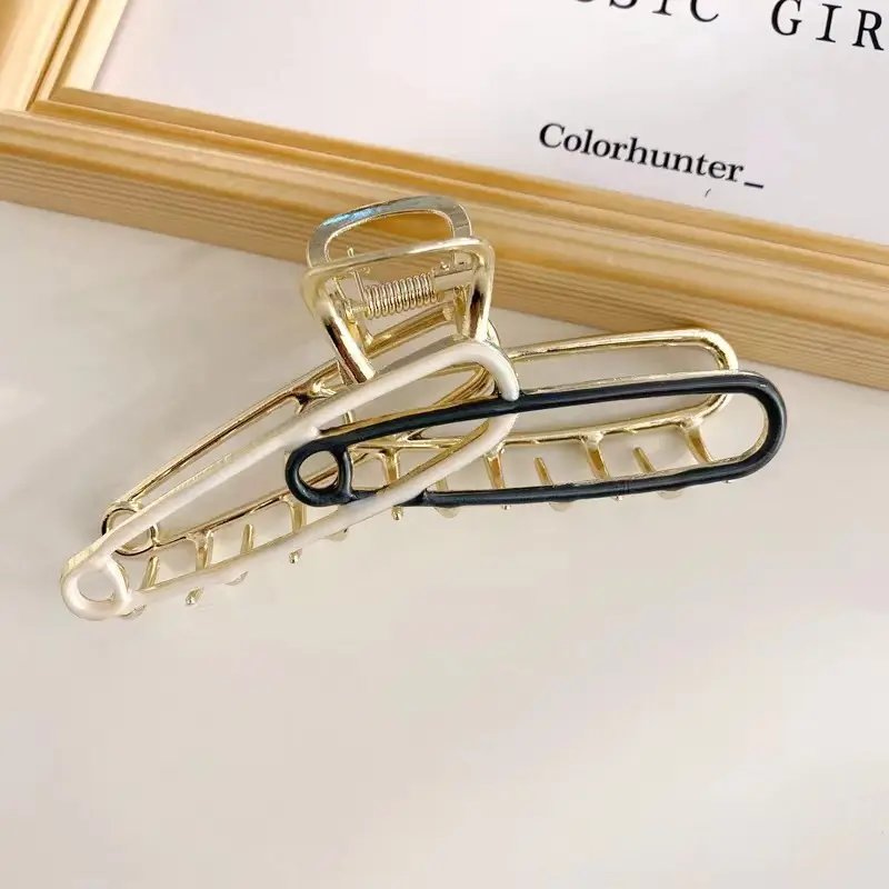 Elegant Pearl Clip Hairpin with Metal Clamp - Image 84