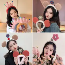 Korean Style Pearl Hairpins Set with Bear Clip — feature 7
